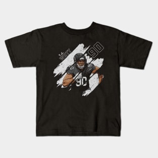 T.J. Watt Pittsburgh Stripes Kids T-Shirt